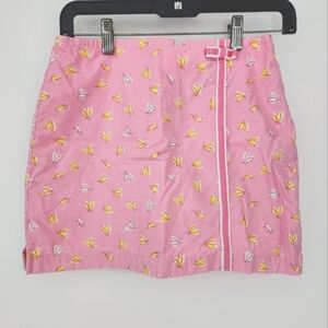 Lilly Pulitzer Skort / Pink Fireflies / Skirt with Shorts / Girls Size 14
